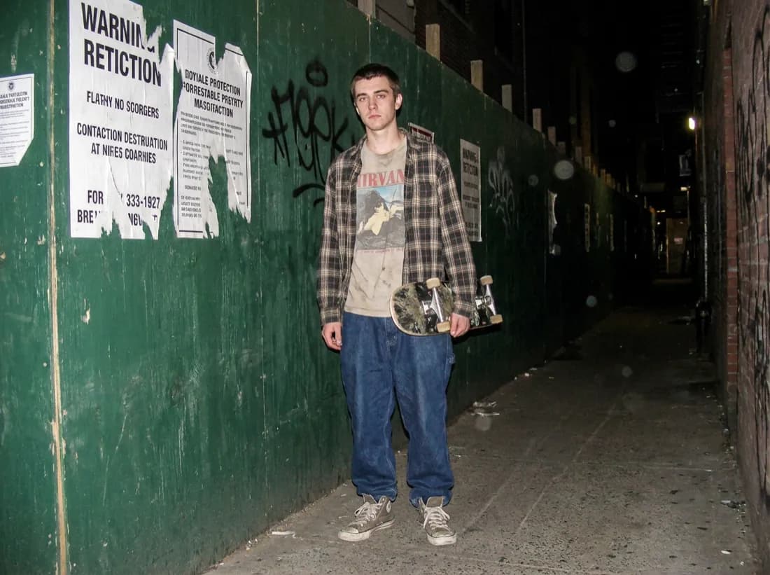 Flannel overshirt, raw selvedge